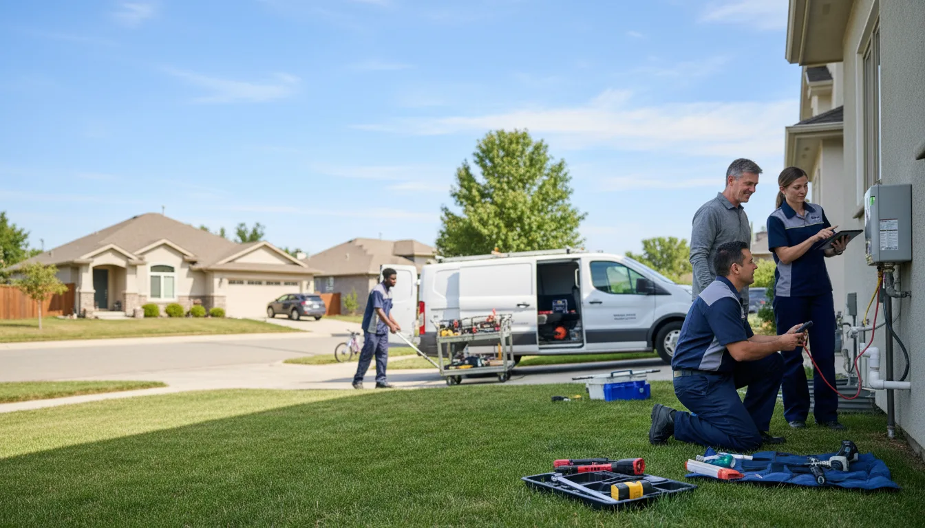 Tankless water heater service in Orchard, TX